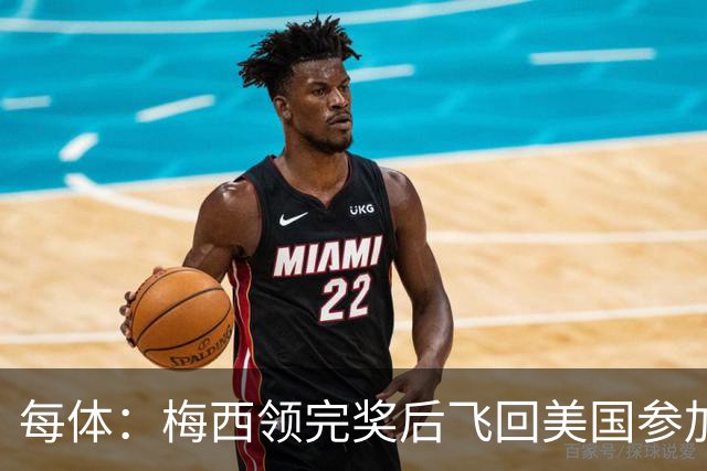 每体：梅西领完奖后飞回美国参加周六联赛，是否去金球颁奖不确定