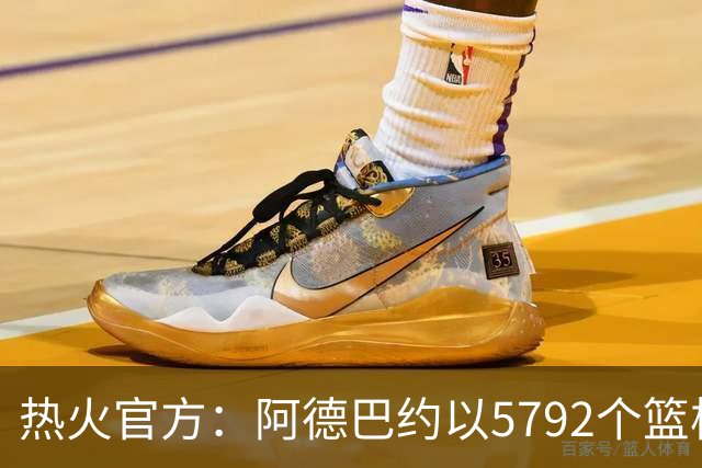 热火官方：阿德巴约以5792个篮板成为队史篮板第一人